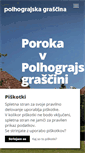 Mobile Screenshot of grad-polhovgradec.si